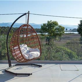 3 bedroom villa with pool & seaview, near Acharavi, sleeps 6